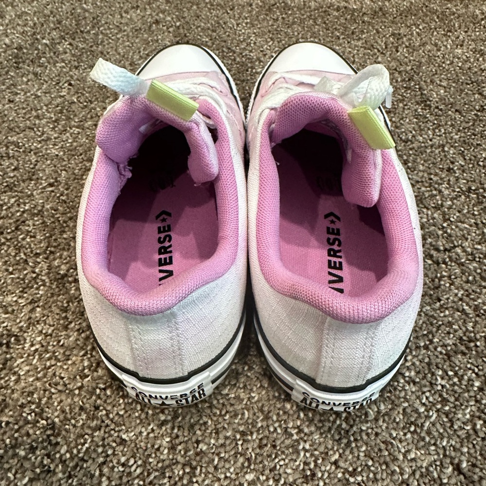 Converse Chuck Taylor All Star Rave Stardust Lilac Pink White Size 8 - Picture 6 of 8